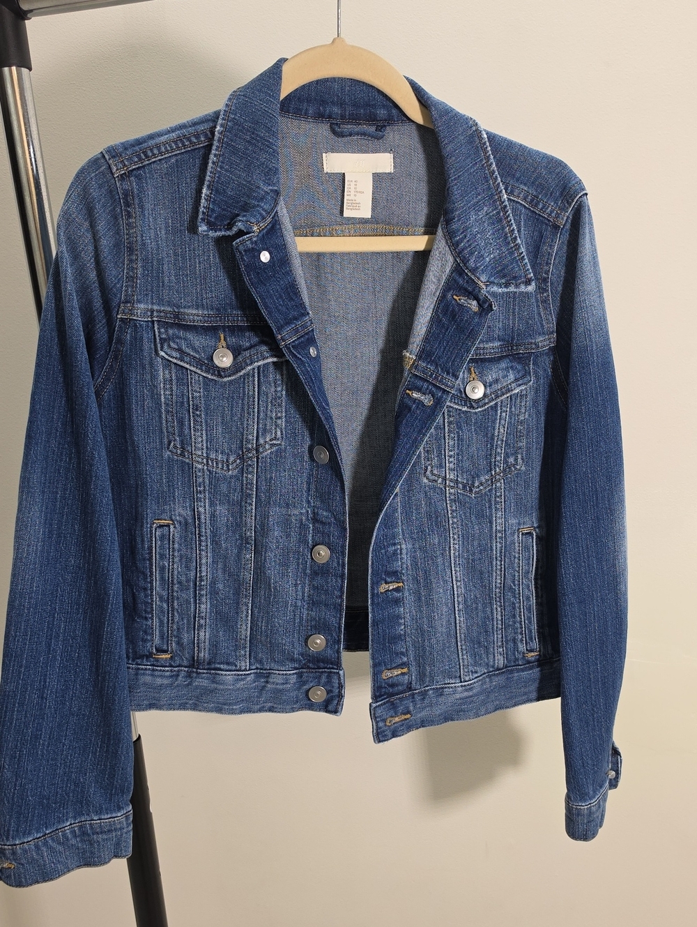 H&M Blue Denim Trucker Jacket